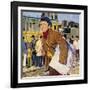 Fred Royce Sold Newspapers at the Age of Nine-null-Framed Giclee Print