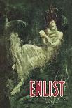 Enlist-Fred Spear-Mounted Art Print