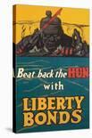 Beat Back The Hun-Fred Strothman-Mounted Art Print