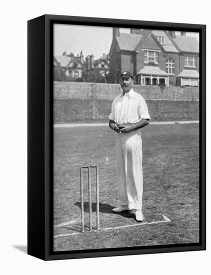 Fred Tate, Sussex and England Cricketer, C1899-Hawkins & Co-Framed Stretched Canvas