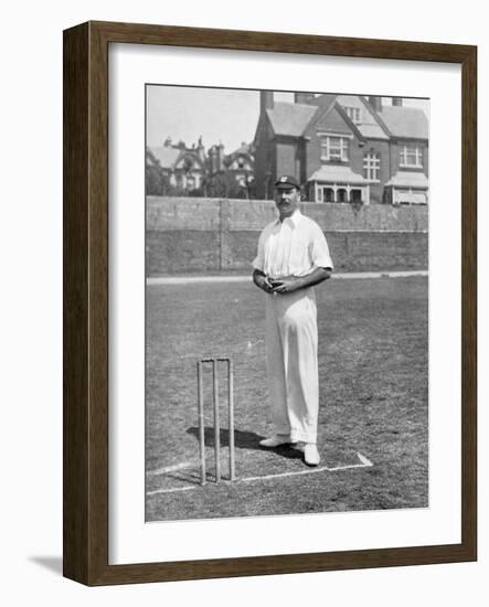 Fred Tate, Sussex and England Cricketer, C1899-Hawkins & Co-Framed Photographic Print