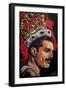 Freddie Mercury Painting 002-Rock Demarco-Framed Giclee Print