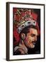 Freddie Mercury Painting 002-Rock Demarco-Framed Giclee Print