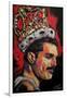 Freddie Mercury Painting 002-Rock Demarco-Framed Giclee Print