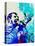 Freddie Mercury Watercolor-Jack Hunter-Stretched Canvas