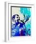Freddie Mercury Watercolor-Jack Hunter-Framed Art Print