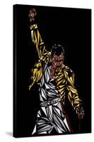 Freddie Mercury-Cristian Mielu-Stretched Canvas