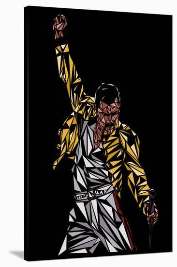 Freddie Mercury-Cristian Mielu-Stretched Canvas