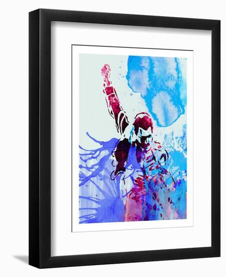 Freddie Mercury-Nelly Glenn-Framed Art Print