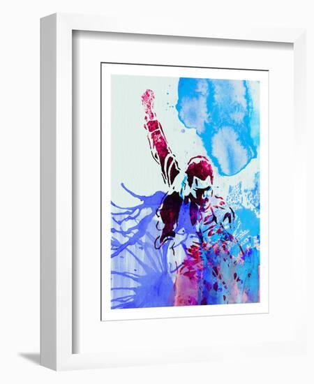 Freddie Mercury-Nelly Glenn-Framed Art Print