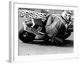 Freddie Spencer on a Honda Ns500, Belgian Grand Prix, Spa, Belgium, 1982-null-Framed Photographic Print