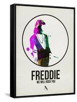 Freddie Watercolor-David Brodsky-Framed Stretched Canvas