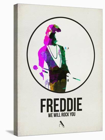 Freddie Watercolor-David Brodsky-Stretched Canvas
