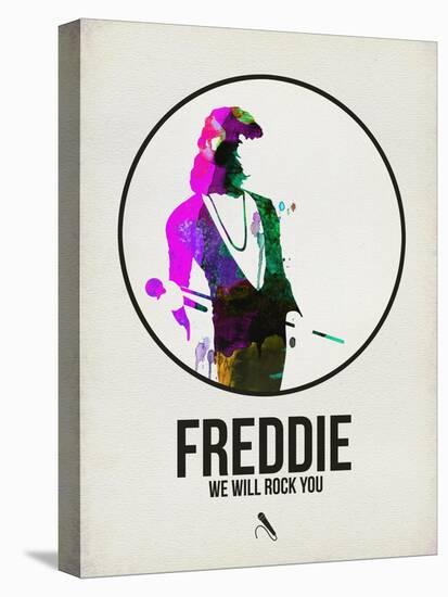Freddie Watercolor-David Brodsky-Stretched Canvas