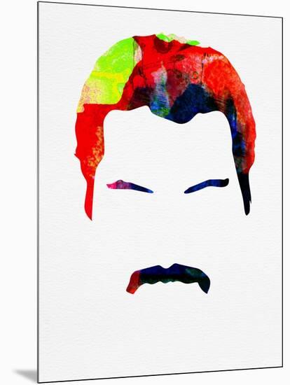 Freddie Watercolor-Lora Feldman-Mounted Art Print