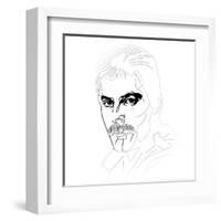 Freddy Mercury-Logan Huxley-Framed Art Print