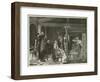 Fredegonde at the Death-Bed of Praetextatus-Sir Lawrence Alma-Tadema-Framed Giclee Print