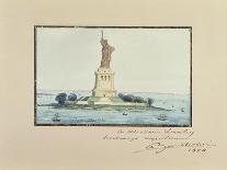 Statue of Liberty, Beldoe Island, New York City, 1888-Frederic Auguste Bartholdi-Framed Giclee Print
