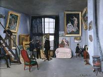 The Studio of the Artist at Rue De La Condamine, 1870-Frédéric Bazille-Stretched Canvas