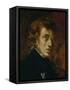 Frederic Chopin (1809-1849), Polish-French Composer-Eugene Delacroix-Framed Stretched Canvas