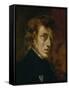 Frederic Chopin (1809-1849), Polish-French Composer-Eugene Delacroix-Framed Stretched Canvas