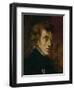 Frederic Chopin (1809-1849), Polish-French Composer-Eugene Delacroix-Framed Giclee Print