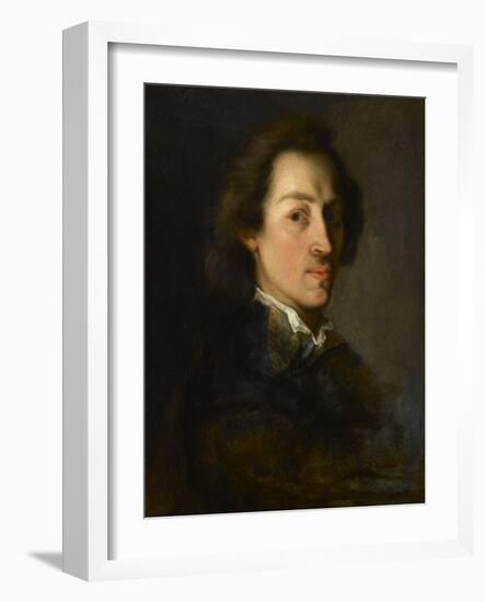 Fréderic Chopin (1810-1849), musicien-Ary Scheffer-Framed Giclee Print