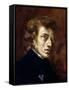 Frederic Chopin (1810-49) 1838-Eugene Delacroix-Framed Stretched Canvas