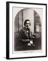 Frederic Chopin (1810-49) Engraved from a Daguerrotype-null-Framed Photographic Print