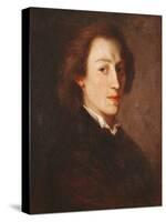 Frederic Chopin (1810-49)-Ary Scheffer-Stretched Canvas