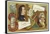 Frederic Chopin and Ludwig Van Beethoven-European School-Framed Stretched Canvas