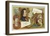 Frederic Chopin and Ludwig Van Beethoven-European School-Framed Giclee Print