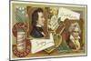 Frederic Chopin and Ludwig Van Beethoven-European School-Mounted Giclee Print