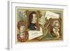 Frederic Chopin and Ludwig Van Beethoven-European School-Framed Giclee Print