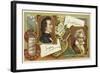 Frederic Chopin and Ludwig Van Beethoven-European School-Framed Giclee Print