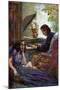 Frederic Chopin at the piano with George Sand-Adolf Karpellus-Mounted Giclee Print