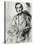 Frederic Chopin by Charles-Rev. C. Atkinson-Stretched Canvas