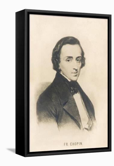 Frederic Chopin Polish Composer-null-Framed Stretched Canvas