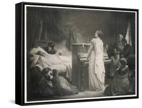 Frederic Chopin Polish Musician on His Deathbed-null-Framed Stretched Canvas