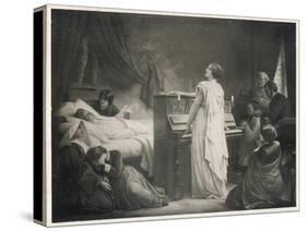 Frederic Chopin Polish Musician on His Deathbed-null-Stretched Canvas