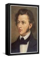 Frederic Chopin Polish Musician-B. Franz-Framed Stretched Canvas