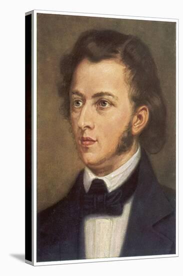 Frederic Chopin Polish Musician-B. Franz-Stretched Canvas