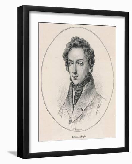 Frederic Chopin Polish Musician-null-Framed Art Print