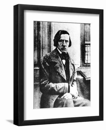 Frédéric Chopin, Polish Pianist and Composer, 1849-Louis-Auguste Bisson-Framed Giclee Print