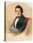 Frederic Chopin-Maria Wodzinska-Stretched Canvas