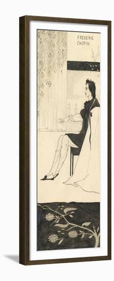 Frederic Chopin-Aubrey Beardsley-Framed Premium Giclee Print