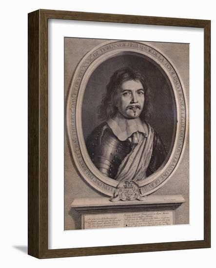 Frederic Maurice de la Tour d'Auvergne, Duke of Bouillon, French soldier, 17th century (1894)-Robert Nanteuil-Framed Giclee Print