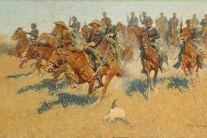 The Old Stage Coach of the Plains-Frederic Sackrider Remington-Art Print