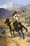 The Old Stage Coach of the Plains-Frederic Sackrider Remington-Art Print