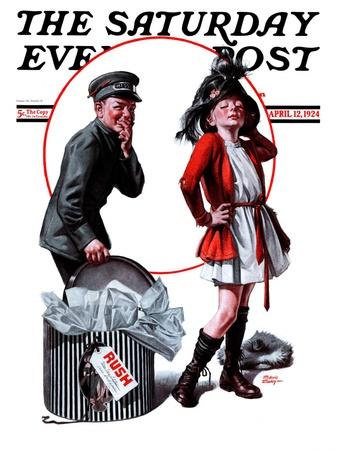 "Playing Dress-Up," Saturday Evening Post Cover, April 12, 1924